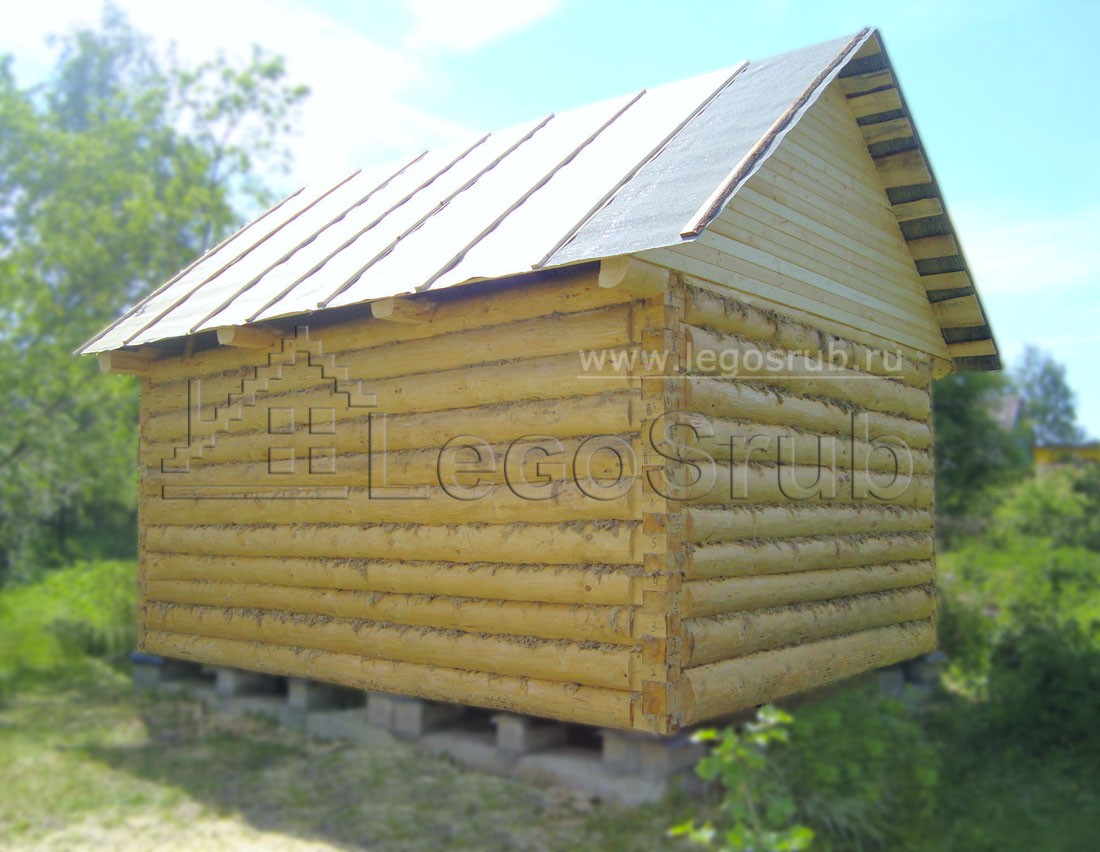 Сруб дома 4х5 купить по низким ценам в Москве и Санкт-Петербурге.